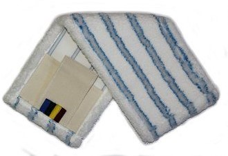 Инвентарь для уборки и мытья полов -  UCTEM-PLAS Моп "NOWA" 40 см. плоский микрофибра