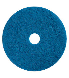 Аксессуары для уборочной техники и клинингового оборудования -  FIBRATESCO Пад полиэстровый синий, 8 дюймов