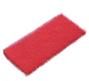 Инвентарь для уборки и мытья полов -  UCTEM-PLAS "ПАД для скурблока красный