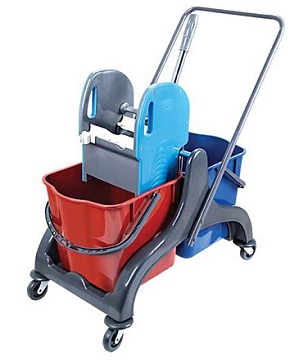 Двухведёрные тележки - Двухведерная тележка  UCTEM-PLAS CK750