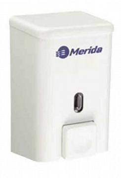 Оборудование для туалетных и ванных комнат - Дозатор для жидкого мыла  Merida ПОПУЛЯРНЫЙ (белый) 1000 мл