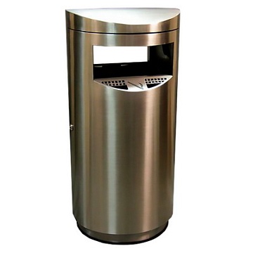 Урны пепельницы уличные SKS - Урна пепельница  SKS Терминал нерж