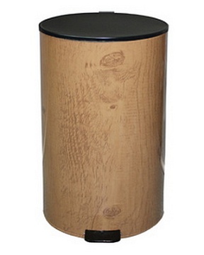 Производители -  TITAN Урна с педалью 40 л, бук/вишня