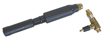 Пенное оборудование для автомойки -  P.A. Пенообразующая насадка LS12 с наружным эжектором (черный)