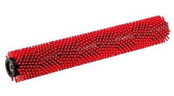 title -  KARCHER Цилиндрическая щетка, средней жесткости, 532 мм красная