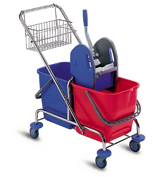 Двухведёрные тележки Euromop - Двухведерная тележка  Euromop LINEA 993 2х25л