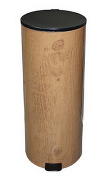 Производители -  TITAN Урна с педалью 50 л, бук/вишня