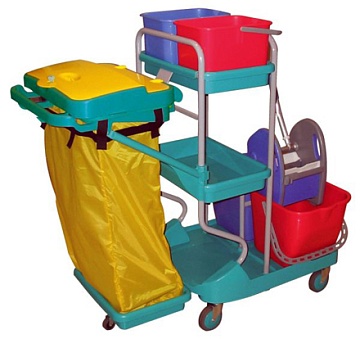 Производители - Многофункциональная уборочная тележка  Euromop TOP Evolution MEGA