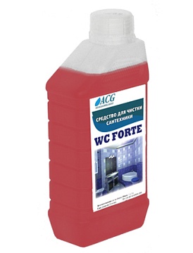 Химия для клининга - Средство для чистки сантехники  ACG WC FORTE, 1 л