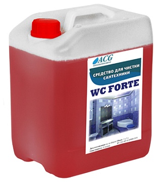 Производители - Средство для чистки сантехники  ACG WC FORTE, 5 л