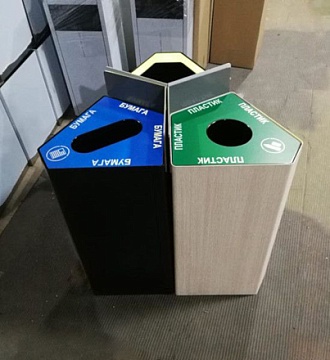 Урны для раздельного сбора мусора - Урна для раздельного сбора мусора  SKS Кайт