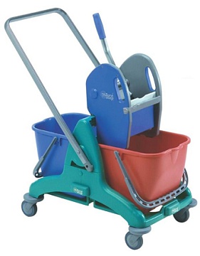 Двухведёрные тележки Euromop - Двухведерная тележка  Euromop 3P 2х15л
