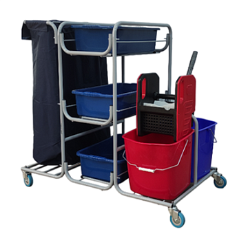 Производители - Многофункциональная уборочная тележка  Российский производитель 26EF/1 б/в