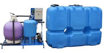 Очистные сооружения для автомойки - Система очистки воды  АРОС АРОС 8