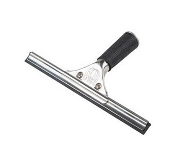 Инвентарь для мытья стёкол и зеркал -  UCTEM-PLAS Сгон нержавеющий для стёкол 35