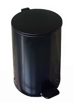 Производители -  TITAN Урна с педалью 20 л черная/белая/серая