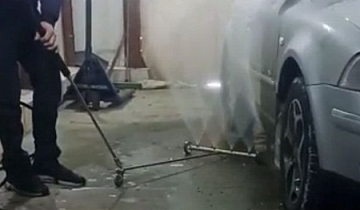 Производители -  Gidra Подкатное устройство для мойки днища автомобиля