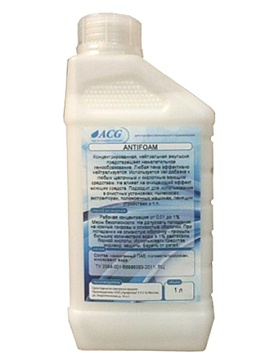 Средства для моющих пылесосов - Химия для чистки ковров  ACG ANTIFOAM, 1 л