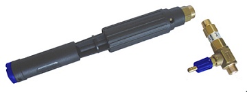 Пенное оборудование для автомойки -  P.A. Пенообразующая насадка LS12 с наружным эжектором (синий)
