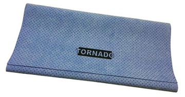 Уборочный инвентарь для автомойки -  TORNADO Искуственная замша TORNADO перфорированная 55х40 см, синяя 