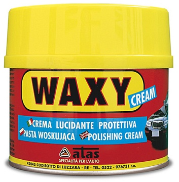 Химические средства - Воск для автомобиля  ATAS Waxy cream, 250 г