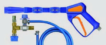 Пенное оборудование для автомойки R+M -  R+M Набор для пены easywash365+, 250 бар (пенокопье, инжектор, дозирующий вентиль, шланг)