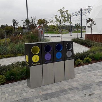 Урны для раздельного сбора мусора - Урна для раздельного сбора мусора   Альянс