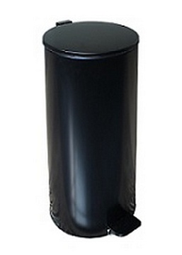 Производители -  TITAN Урна с педалью 30 л черная/белая /серая