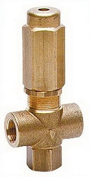 Прочие аксессуары для автомойки -  P.A. Клапан предохранительный VS 220 проходной; вход 3/8"г; выход 3/8"