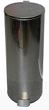 Урны для помещений TITAN -  TITAN Урна с педалью 30 л хром