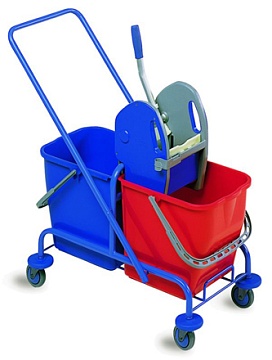 Двухведёрные тележки Euromop - Двухведерная тележка  Euromop VERNISHED, 2х25 л