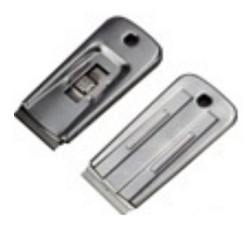 Инвентарь для уборки и мытья полов -  UCTEM-PLAS Скребок металлический 4 см