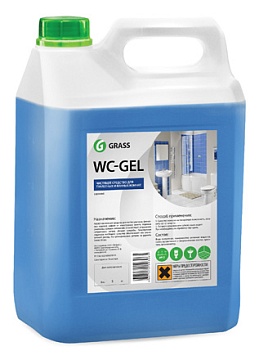Химические средства - Средство для чистки сантехники  GRASS WC-Gel, 5,3 кг