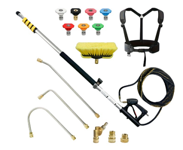 Производители -  Российский производитель Телескопический алюминиевый удлинитель для мойки высокого давления 7,32 м