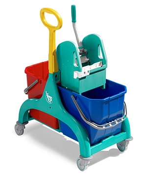 Производители - Двухведерная тележка  TTS Nick 50 зеленая база